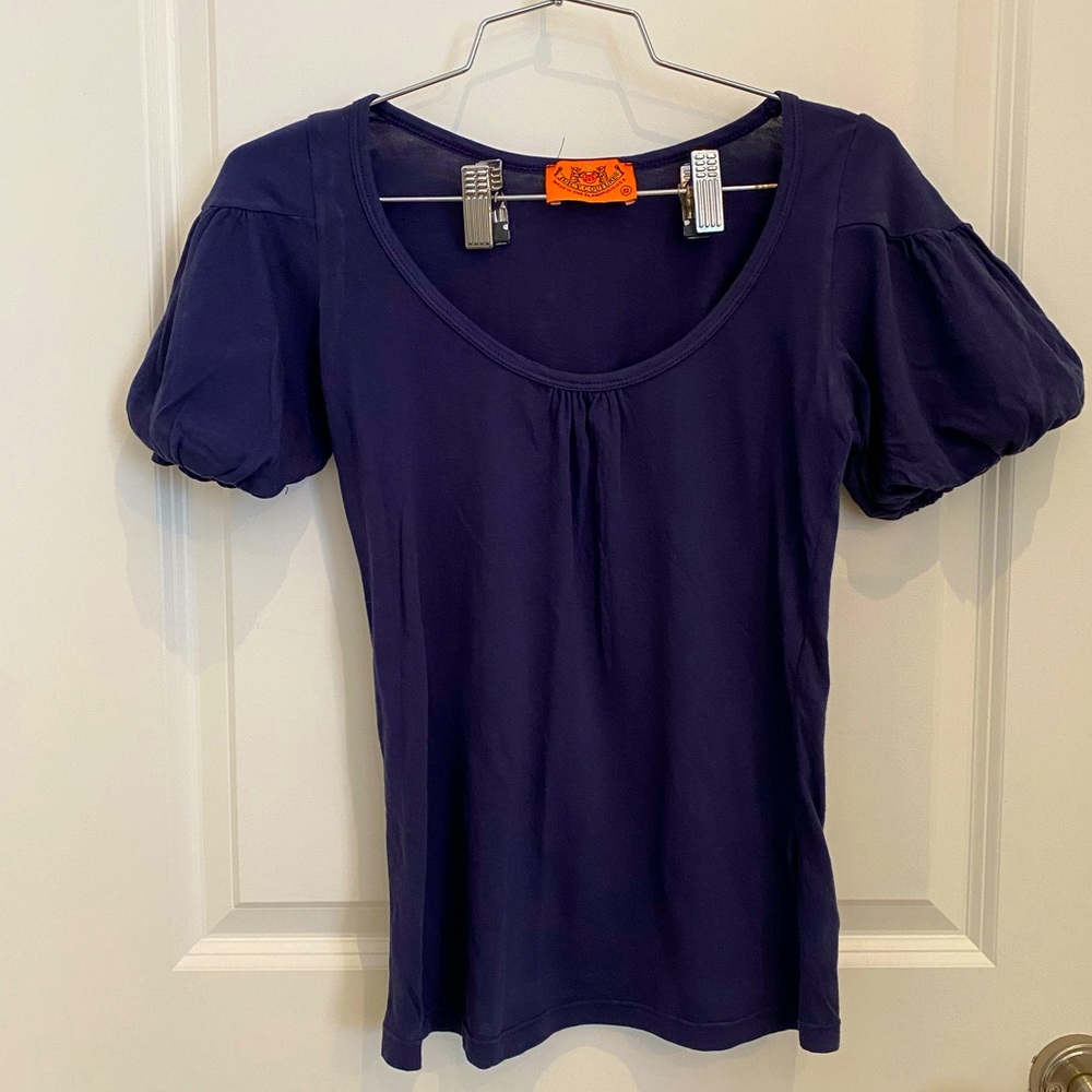 Juicy Couture puffy sleeve tshirt